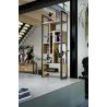 Metalo, roomdivider 75 cm. - 8-niches + 6-ranges bouteilles - Henders&Hazel