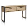 Metalo, console 140 x 42 cm + 2-tiroirs - Henders&Hazel
