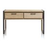Metalo, console 140 x 42 cm + 2-tiroirs - Henders&Hazel