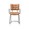 Fauteuil Julien en cuir Corsica - Henders&Hazel