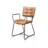 Fauteuil Julien en cuir Corsica - Henders&Hazel
