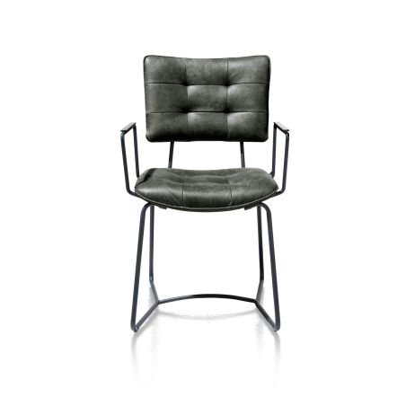Fauteuil Julien en cuir Corsica - Henders&Hazel