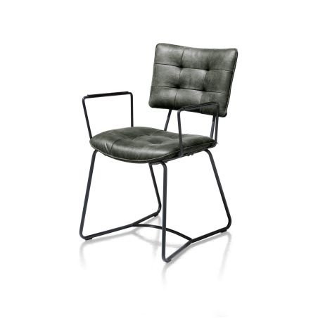 Fauteuil Julien en cuir Corsica - Henders&Hazel
