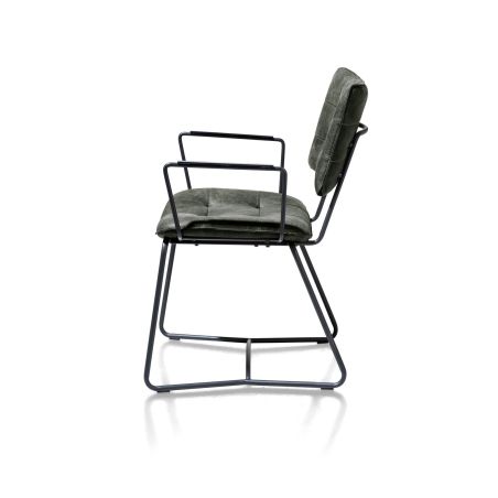 Fauteuil Julien en cuir Corsica - Henders&Hazel