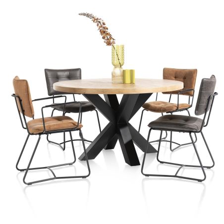 Fauteuil Julien en cuir Corsica - Henders&Hazel