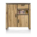 Highboard Farmland 2-portes + 1-tiroir + 1-niche - 125 cm (+ LED) - Henders&Hazel