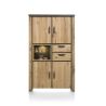 Armoire Farmland 4-portes + 2-tiroirs + 2-niches - 120 cm (+ LED) - Henders&Hazel