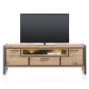 Metalo, lowboard 2-portes + 1-tiroir + 1-niche - 170 cm (+ LED) - Henders&Hazel