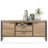 Metalo, buffet 2-portes + 2-tiroirs + 1-niche - 180 cm (+ LED) - Henders&Hazel