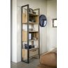 Metalo, bibliotheque 1-tiroir + 5-niches - 65 cm - Henders&Hazel