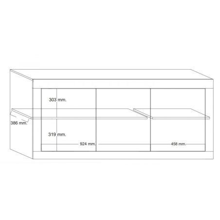 Buffet-Bahut Design 3 portes BERGAME
