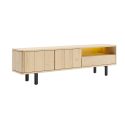 Homestead, lowboard 210 cm - 2-portes + 1-tiroir + 1-niche (+ LED)