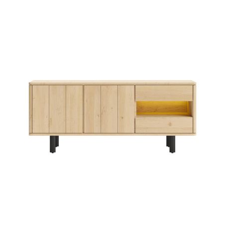 Homestead, buffet 190 cm - 2-portes + 2-tiroirs + 1-niche (+ LED) - Henders and Hazel