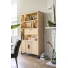 Pavie, armoire ouverte 125 cm. - 2-portes + 1-porte rabattante + 6-niches (+ LED) - Henders and Hazel