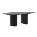 Pavie, table - ovale - 210 x 120 cm. (pied en bois) - Henders and Hazel