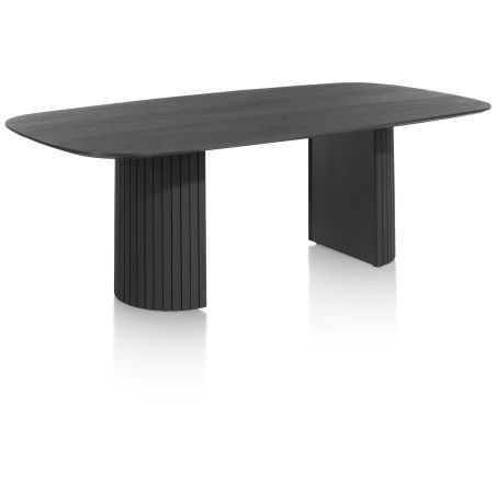 Pavie, table - ovale - 240 x 120 cm. (pied en bois) - Henders and Hazel
