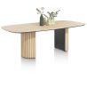 Pavie, table - ovale - 240 x 120 cm. (pied en bois) - Henders and Hazel
