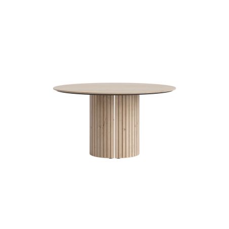 Pavie, table - ronde - 140 cm. (pied en bois) - Henders and Hazel