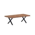 Table de repas KAMINO en 190 cm ou 220 cm avec pieds U en métal