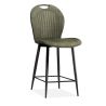 Chaise de bar CAPRI en tissu - 3coloris possibles