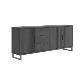 Pavie, buffet 240 cm. - 3-portes + 3-tiroirs
