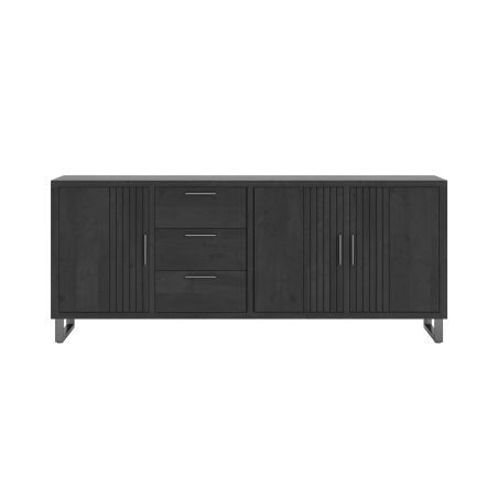 Pavie, buffet 240 cm. - 3-portes + 3-tiroirs