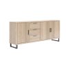Pavie, buffet 240 cm. - 3-portes + 3-tiroirs