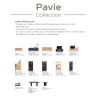 Pavie, buffet 240 cm. - 3-portes + 3-tiroirs