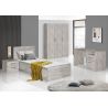 Lit enfant ARTHUR 90 x 200 cm en décor chene gris