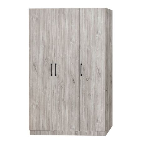 Armoire 2 portes ARTHUR en décor chene gris