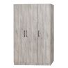 Armoire 2 portes ARTHUR en décor chene gris