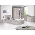 Chambre complète ARTHUR en décor chêne gris