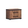 Chambre enfant REMY en décor acacia et béton noir