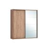 Armoire 2 portes coulissantes AURORE en décor chêne français