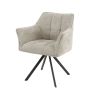 Fauteuil pivotant CORK en tissu boucle - proposé en 4 coloris