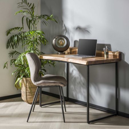 Set de 2 tables basses BLAZE en acacia massif