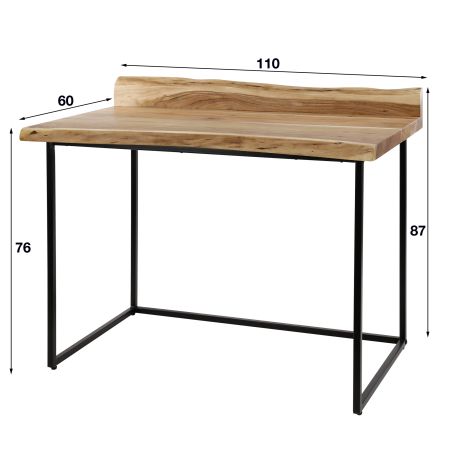 Set de 2 tables basses BLAZE en acacia massif