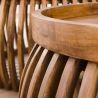 Set de 2 tables basses Cyprian en bois de manguier