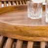 Set de 2 tables basses Cyprian en bois de manguier