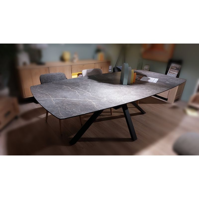 Palace, table 240 x 115 cm. - pied centrale - Henders and Hazel