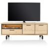 Ridgefield, lowboard 170 cm - 2-tiroirs + 1-niche (+ LED)