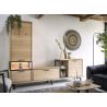 Ridgefield, lowboard 170 cm - 2-tiroirs + 1-niche (+ LED)