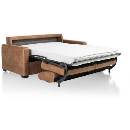 Veymont, convertible 2.5-places 140 cm. - tissu secilia cognac - Henders and Hazel
