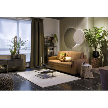 Veymont, convertible 2.5-places 140 cm. - tissu secilia cognac - Henders and Hazel