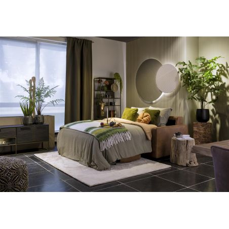 Veymont, convertible 2.5-places 140 cm. - tissu secilia cognac - Henders and Hazel