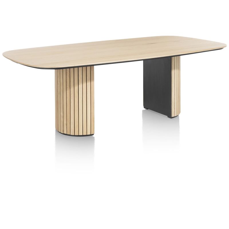 Pavie, table - ovale - 270 x 120 cm. (pied en bois) - Henders and Hazel