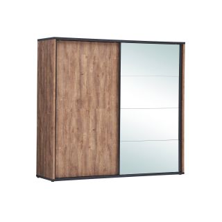 Armoire 240 cm CLARA avec 2 portes coulissantes