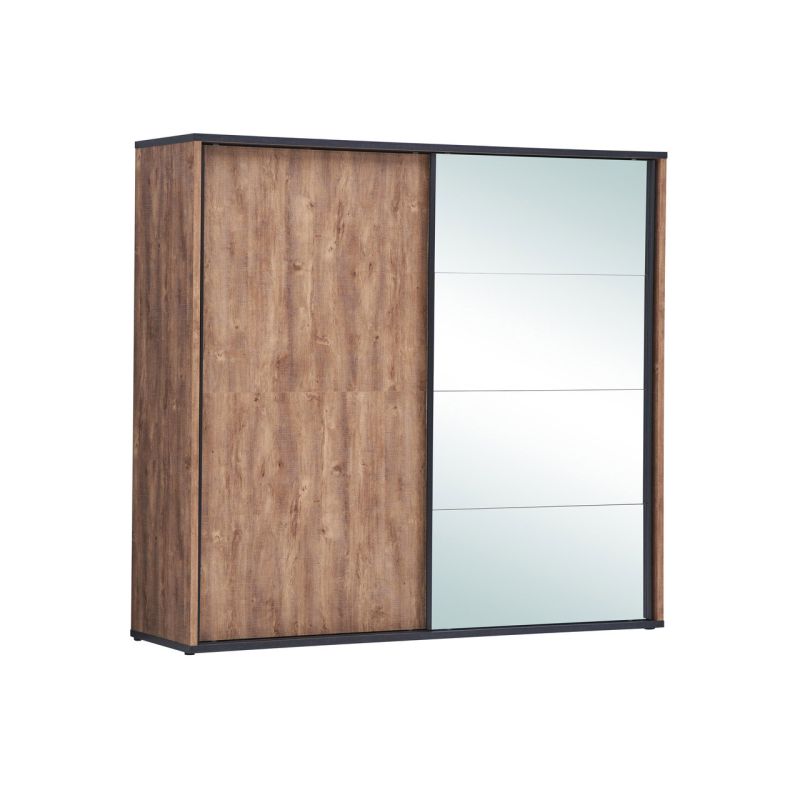 Armoire 240 cm CLARA avec 2 portes coulissantes