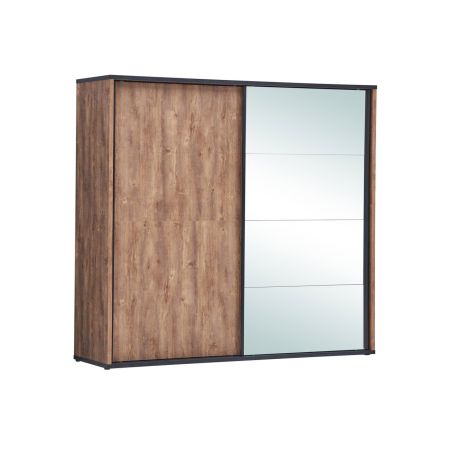 Armoire 240 cm CLARA avec 2 portes coulissantes