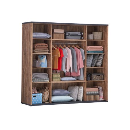 Armoire 240 cm CLARA avec 2 portes coulissantes